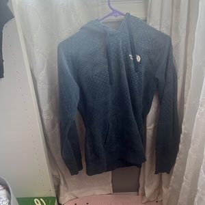 North Face Bandana Print Blue Hoodie